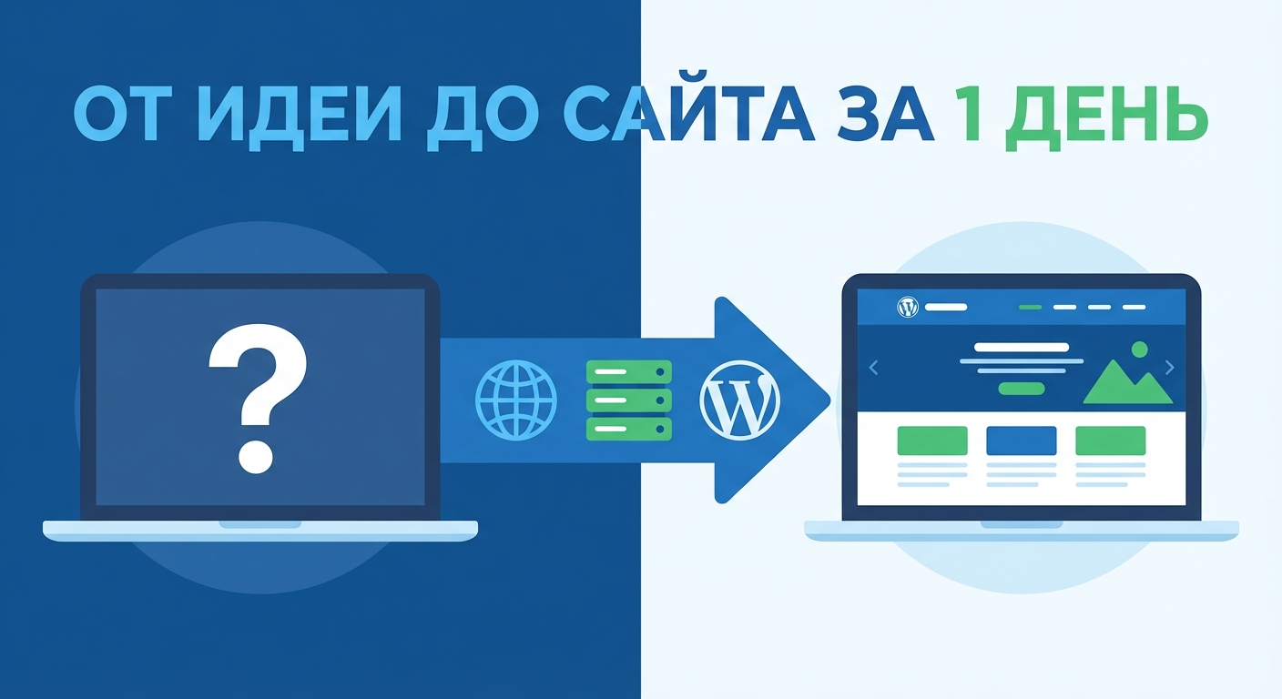 Создать сайт на WordPress с нуля: пошаговый гайд 2026 для новичков